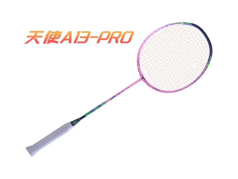 Angel A13-PRO Badminton Racket 5U Ultra Light Full Carbon Professional