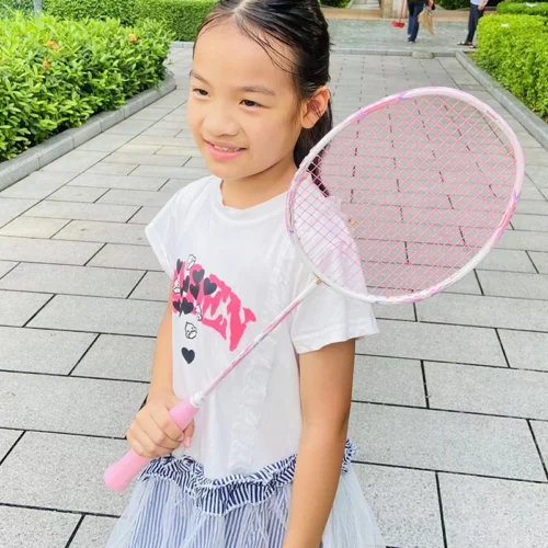 Angel A19 Badminton Racket 5U Ultra Light Full Carbon Professional