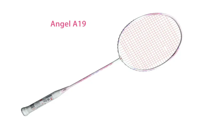Angel A19 Badminton Racket 5U Ultra Light Full Carbon Professional