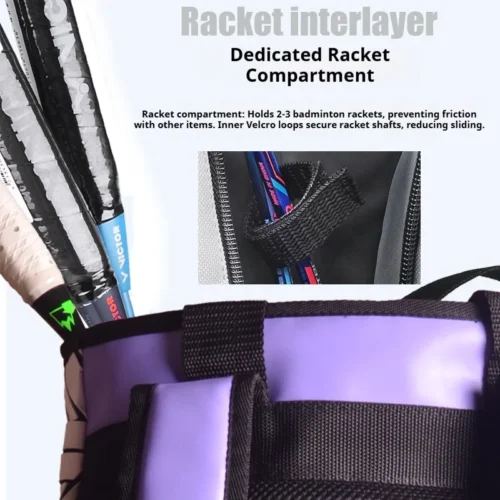 TERMINO Multifunctional Backpack | Durable Racket Bag for Badminton, Pickleball & Outdoor Sports