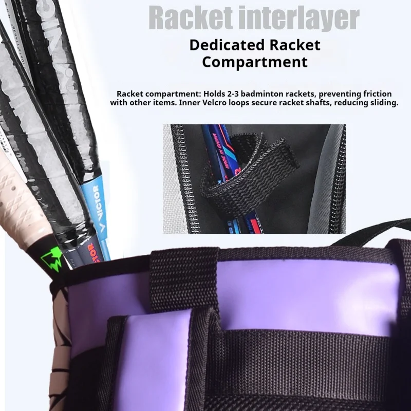 TERMINO Multifunctional Backpack | Durable Racket Bag for Badminton, Pickleball & Outdoor Sports
